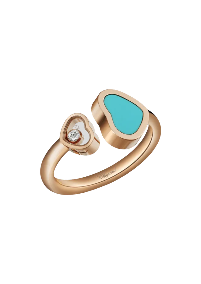 Prsten Happy Hearts TURQUOISE
