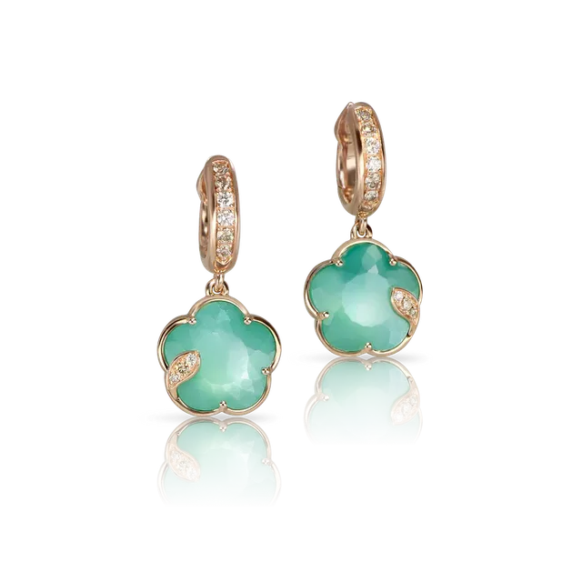 Серьги Petite Joli Green Agate