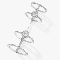 Ring Glam'azone Double Pavé — thumbnail 1