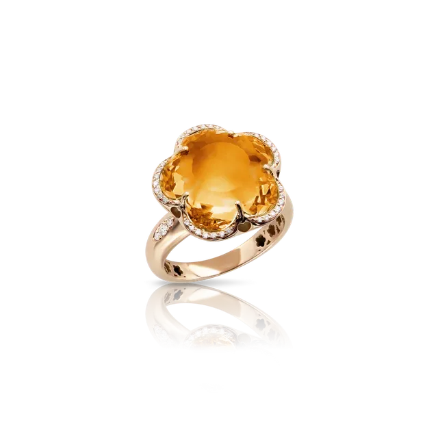 Prsten BON TON Divine Citrine