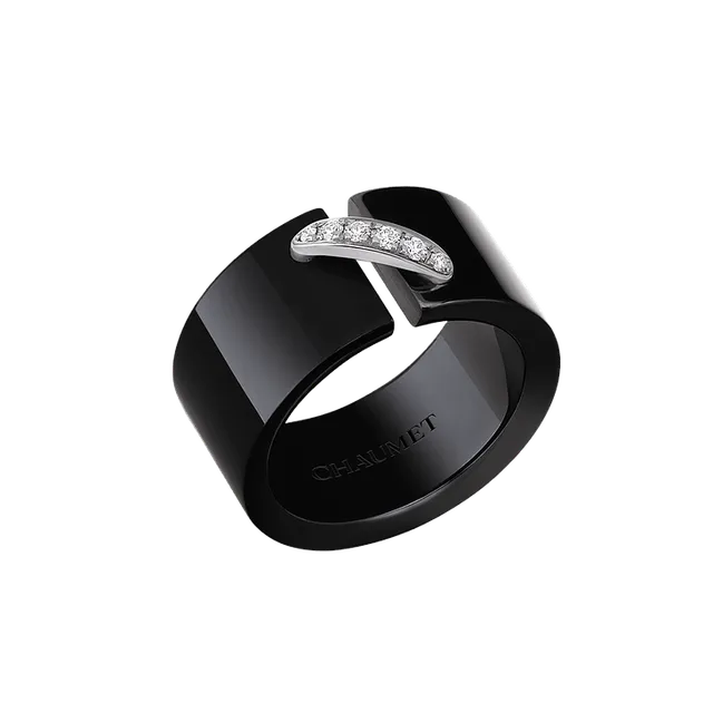 Prsten Liens Black Ceramic