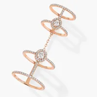 Кольцо Glam'azone Double Pavé — thumbnail 1