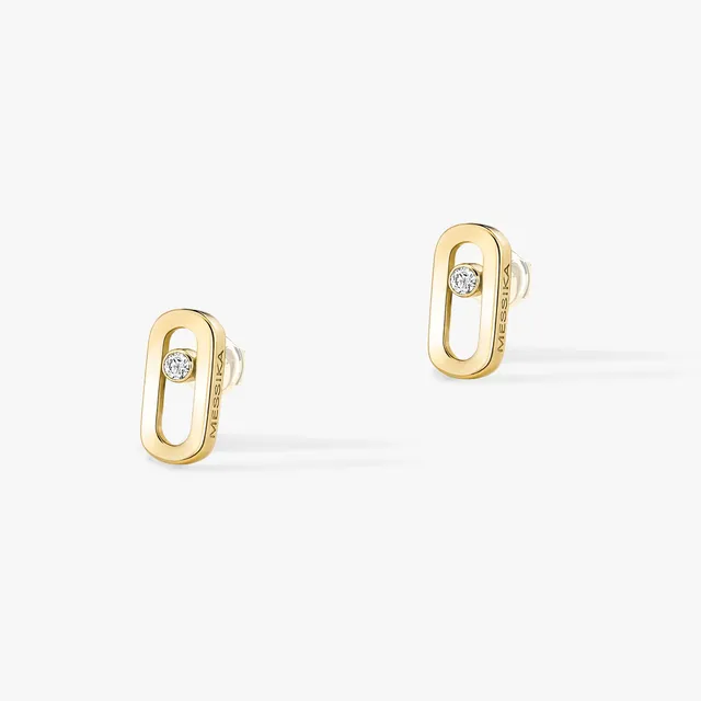 Серьги GOLD MOVE UNO STUD