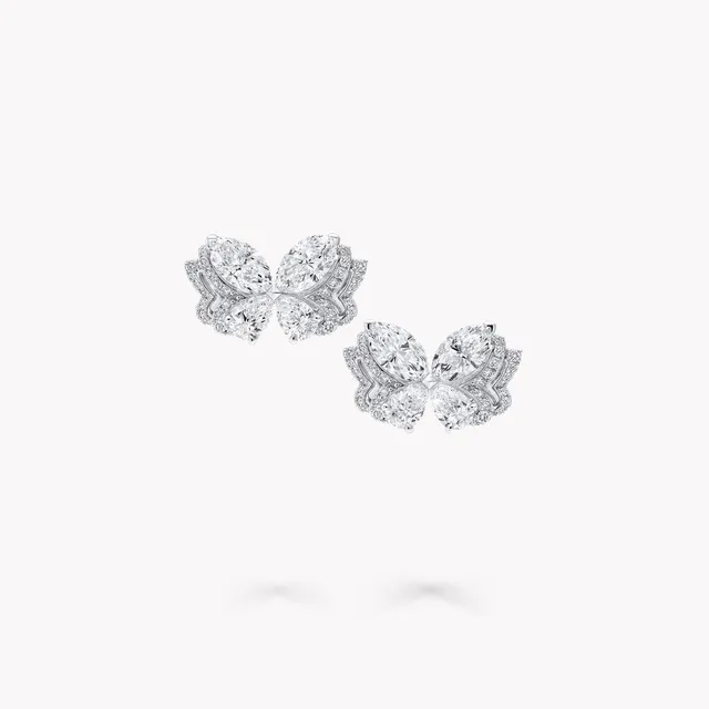 Náušnice Butterfly Diamond
