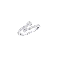 Кольцо Duet Wraparound Diamond