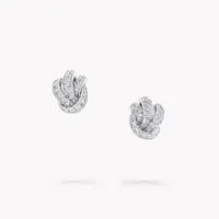 Ohrringe Tilda’s Bow Pavé Diamond Stud — thumbnail 1