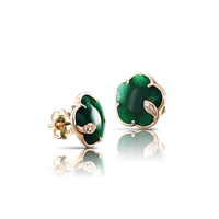 Earrings Petit Joli' Green Agate — thumbnail 1