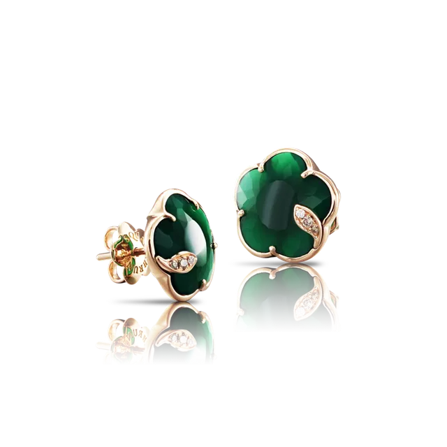 Серьги Petit Joli' Green Agate