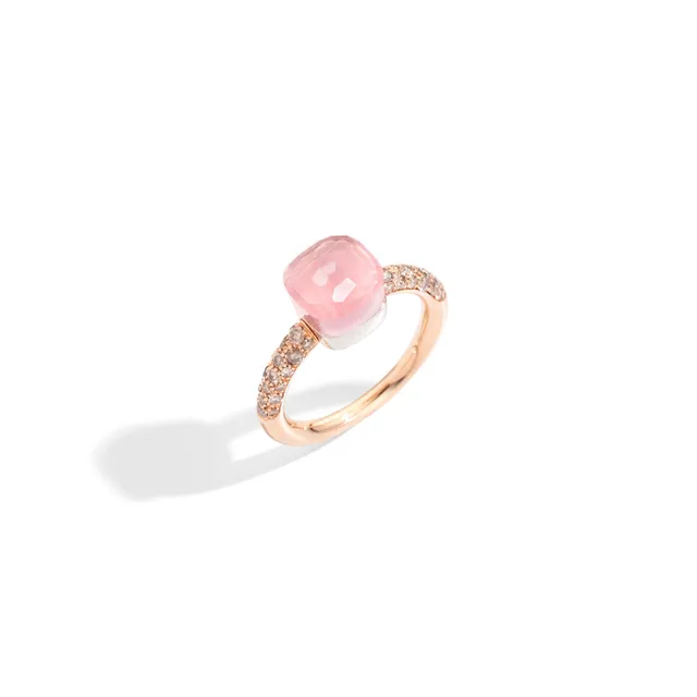 Ring NUDO Petit ROSE Quartz