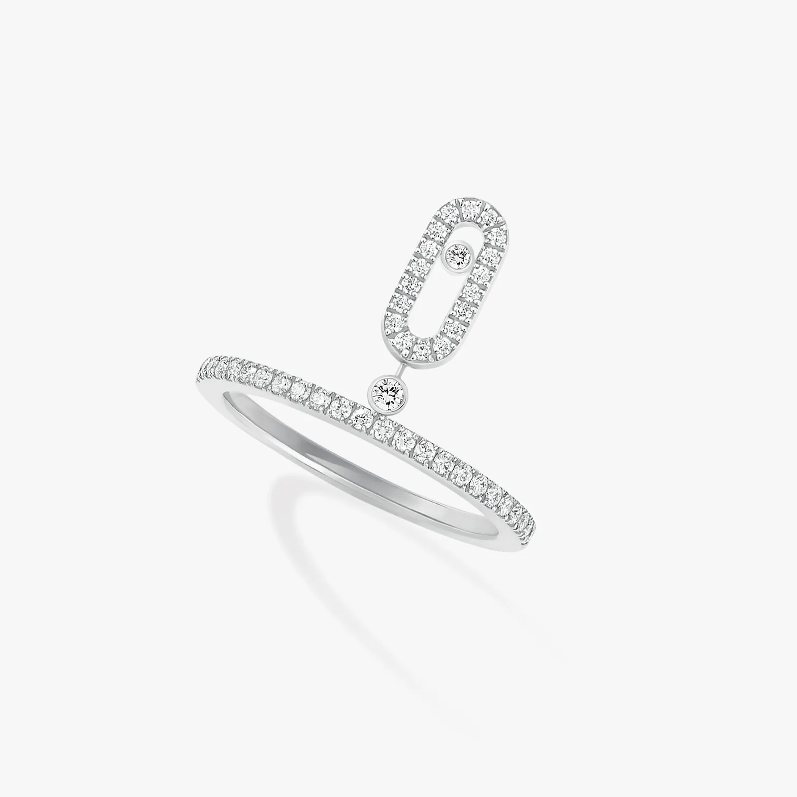 Ring MOVE UNO PAVÉ DROP — 1
