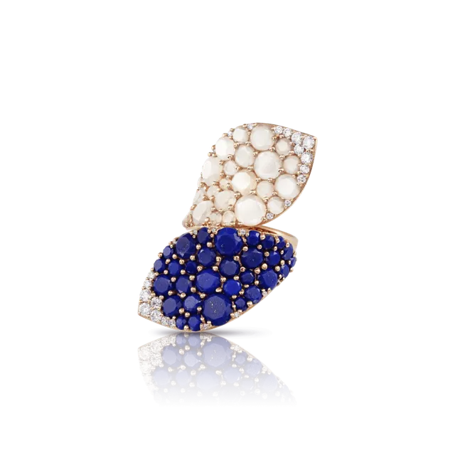 Кольцо Lakshmi Lapis Lazuli, Moonstone