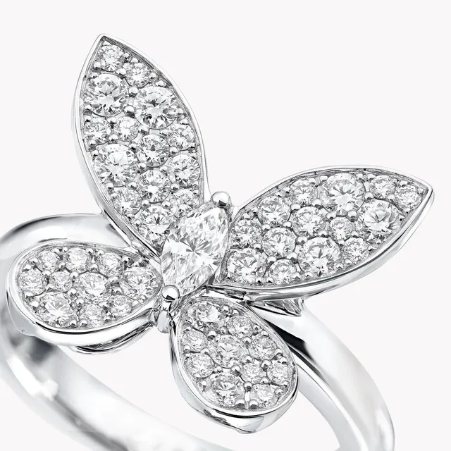 Prsten Pavé Butterfly Diamond Small — detail