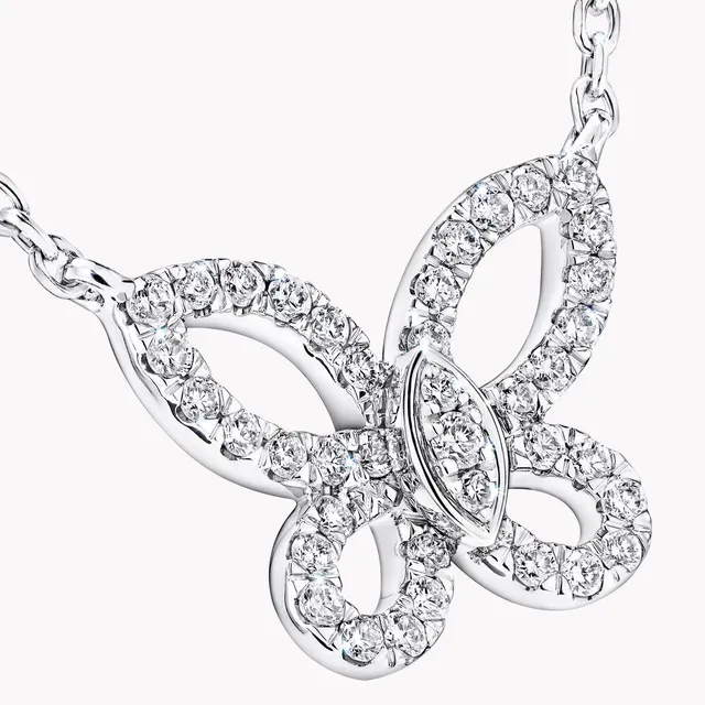 Подвеска Petite Butterfly Silhouette Diamond — detail