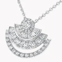 Pendant Night Moon Baguette Cut Diamond — thumbnail 2