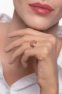 Кольцо Petit Joli' Pink Chalcedony — detail