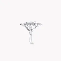 Ring Wild Flower Large Diamond Cluster — thumbnail 2