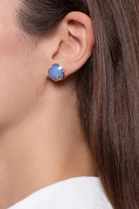 Серьги Petit JOLI White Agate AND Lapis Lazuli — detail