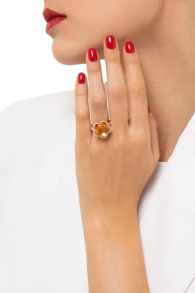 Prsten BON TON Divine Citrine — detail