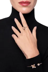 Prsten Petit Garden White AND Champagne Diamonds — detail