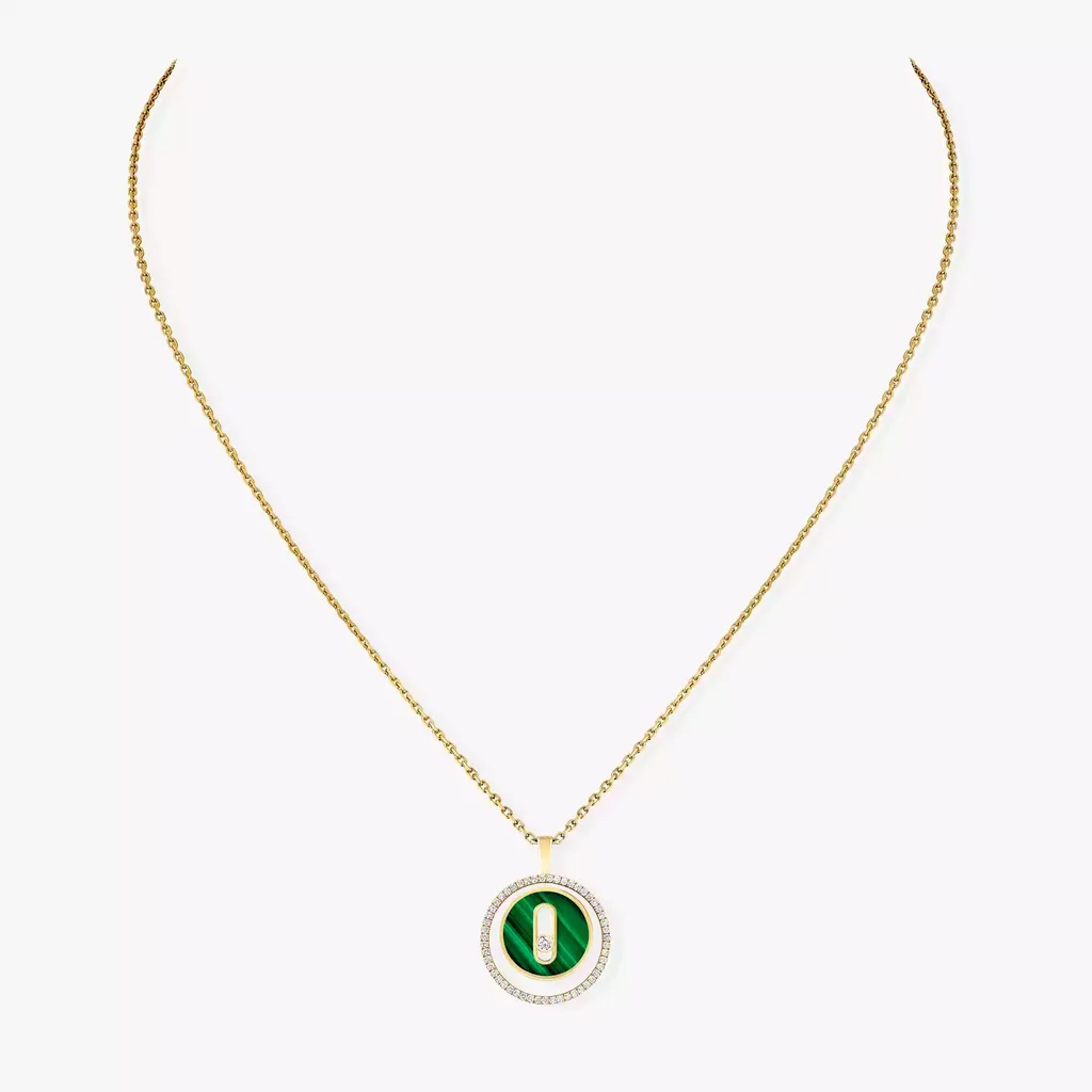 Náhrdelník Lucky MOVE Malachite small — detail