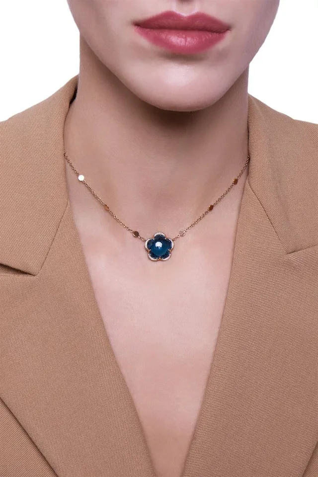 Колье BON TON London BLUE Topaz — detail