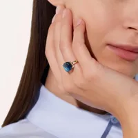 Ring Nudo Classic London blue Topaz Classic — thumbnail 2