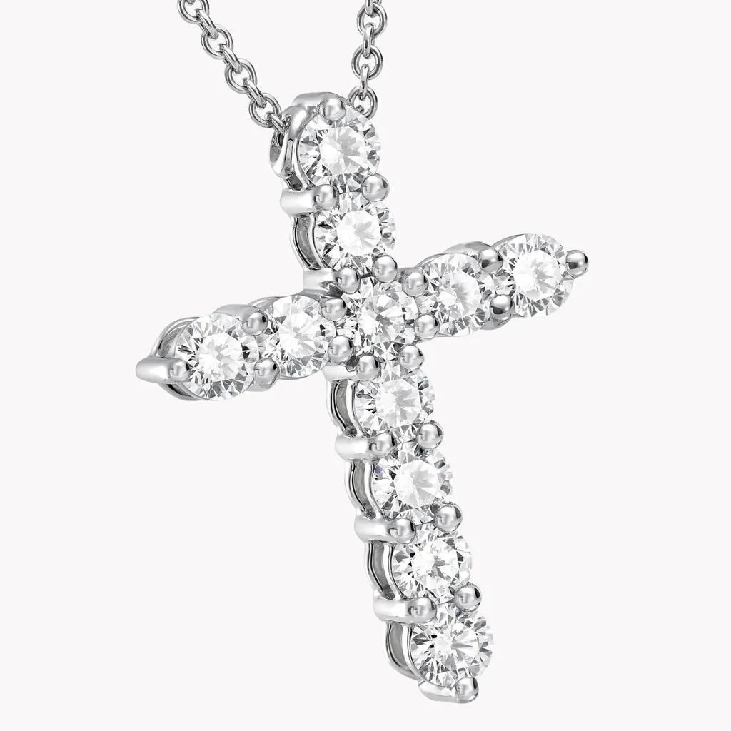 Подвеска Round Diamond Cross Small — detail