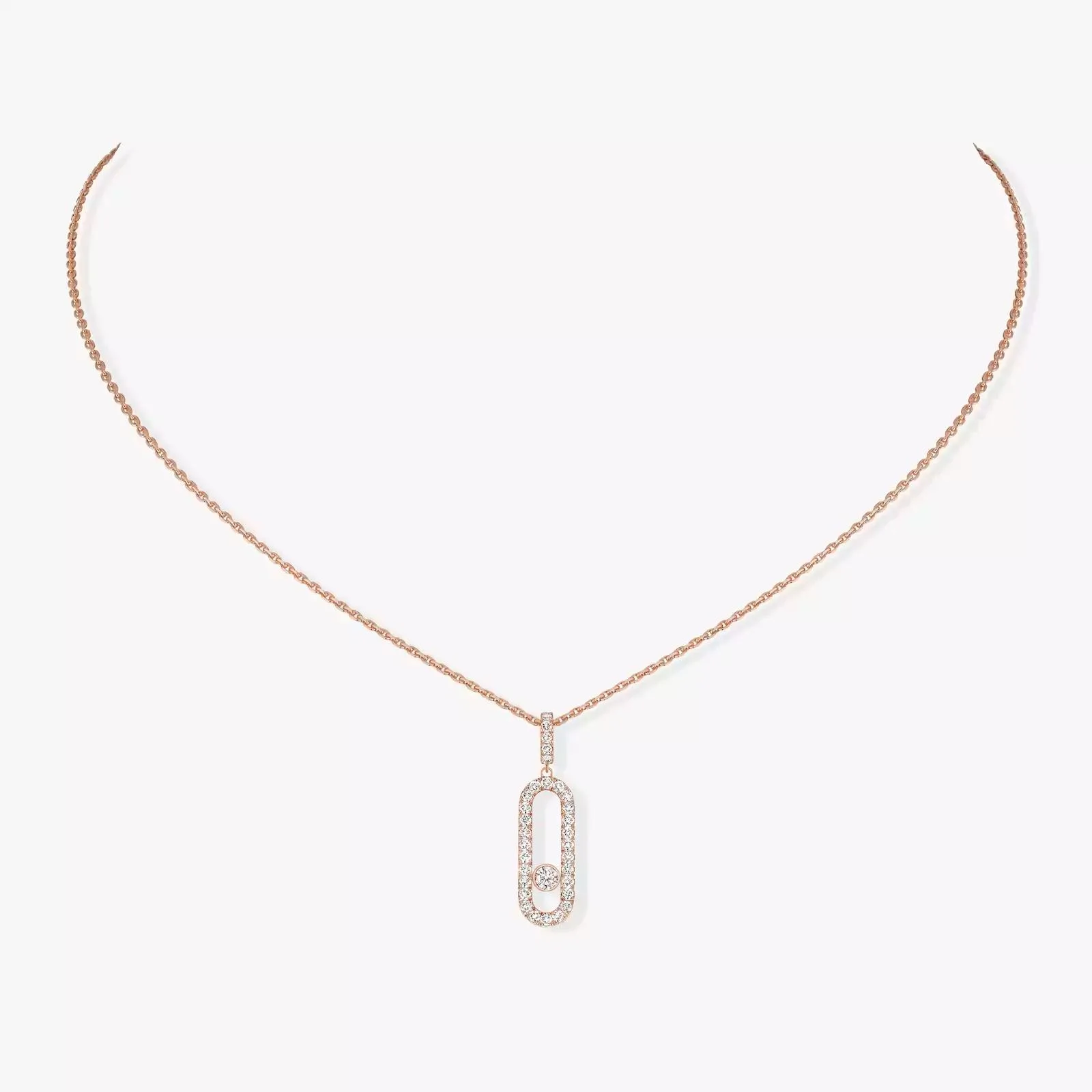 Necklace MOVE UNO PAVÉ LM — 2