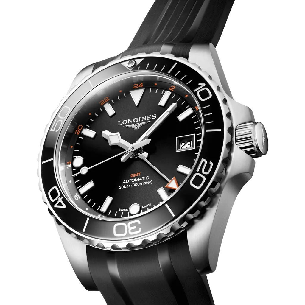HydroConquest GMT black 41mm — detail