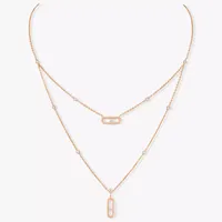 Necklace MOVE UNO 2 ROWS — thumbnail 2