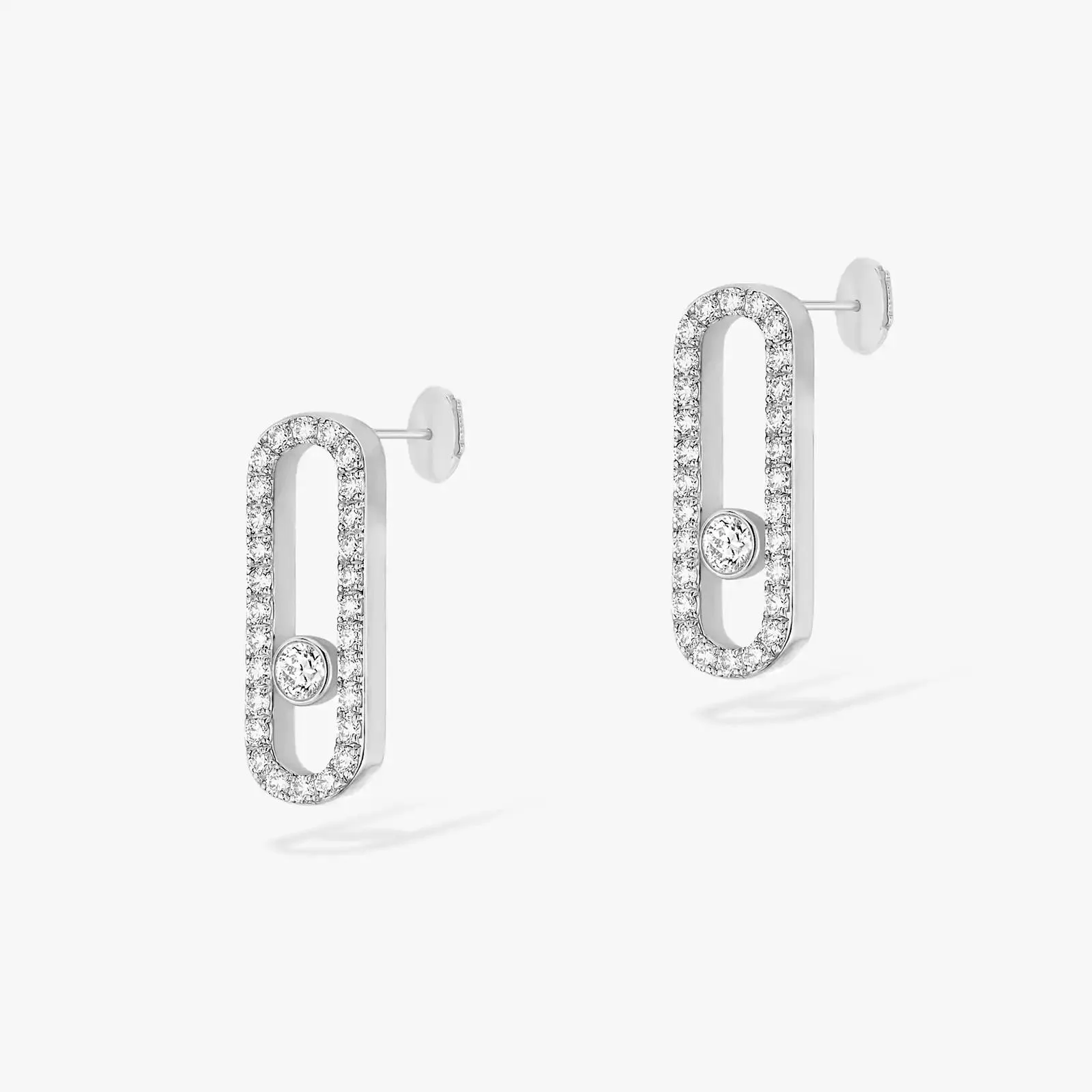 Earrings MOVE UNO Pavé-set Diamond — 2