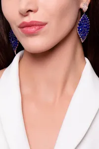 Серьги Lakshmi Lapis Lazuli, Moonstone — detail