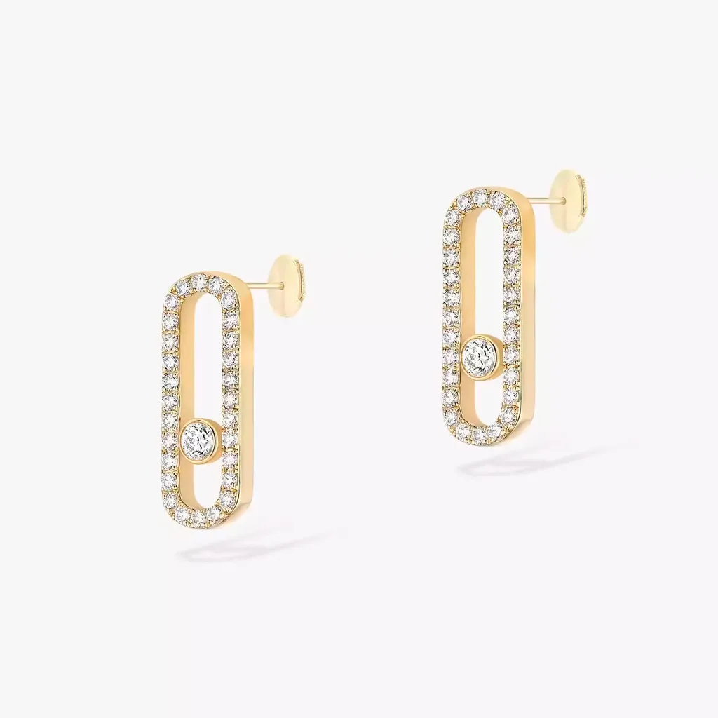 Серьги MOVE UNO Pavé-set Diamond — detail