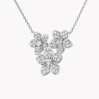Pendant Wild Flower Diamond Cluster — thumbnail 2
