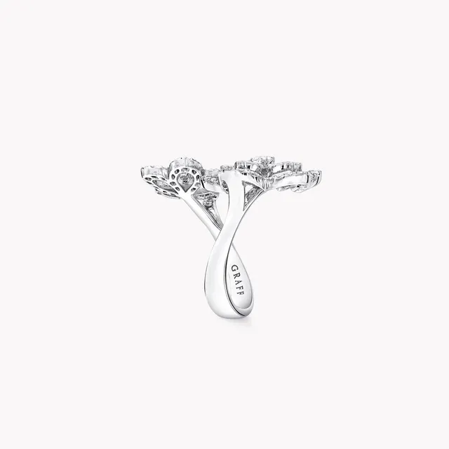 Prsten Wild Flower Double Diamond — detail