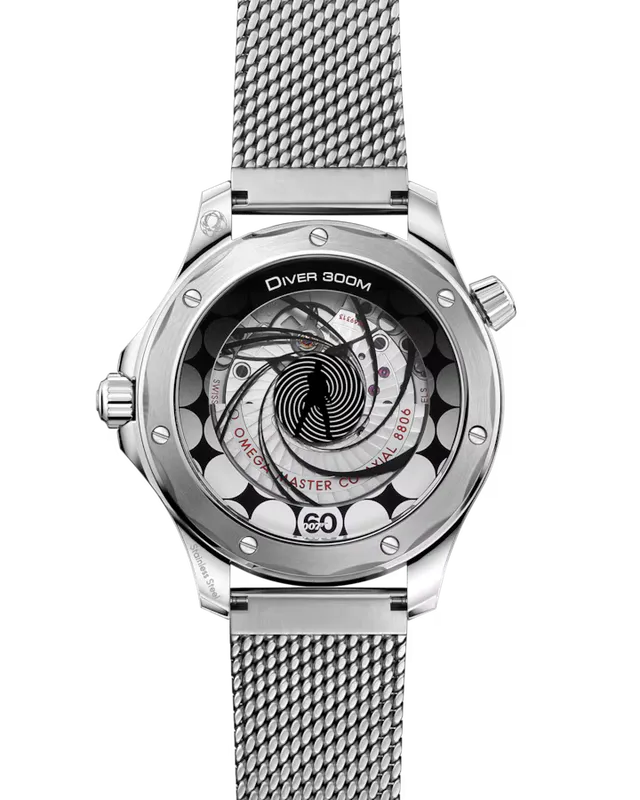 SEAMASTER DIVER 300M James Bond 60th anniversary — detail