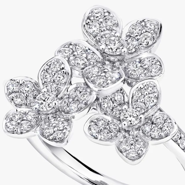 Prsten Wild Flower Diamond Cluster — detail