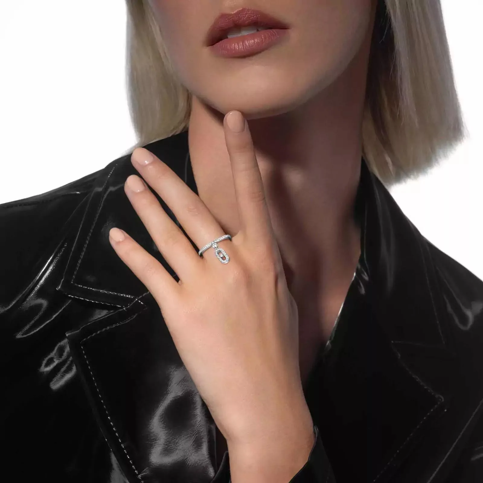 Ring MOVE UNO PAVÉ DROP — 2