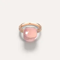 Ring NUDO MAXI ROSE Quartz — thumbnail 3