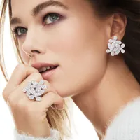 Серьги Pavé Triple Butterfly — thumbnail 3