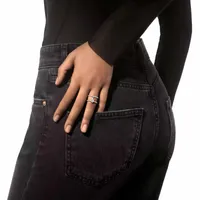 Ring Glam'azone 2 Rows Pavé — thumbnail 3