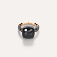 Ring NUDO MAXI Obsidian — thumbnail 3