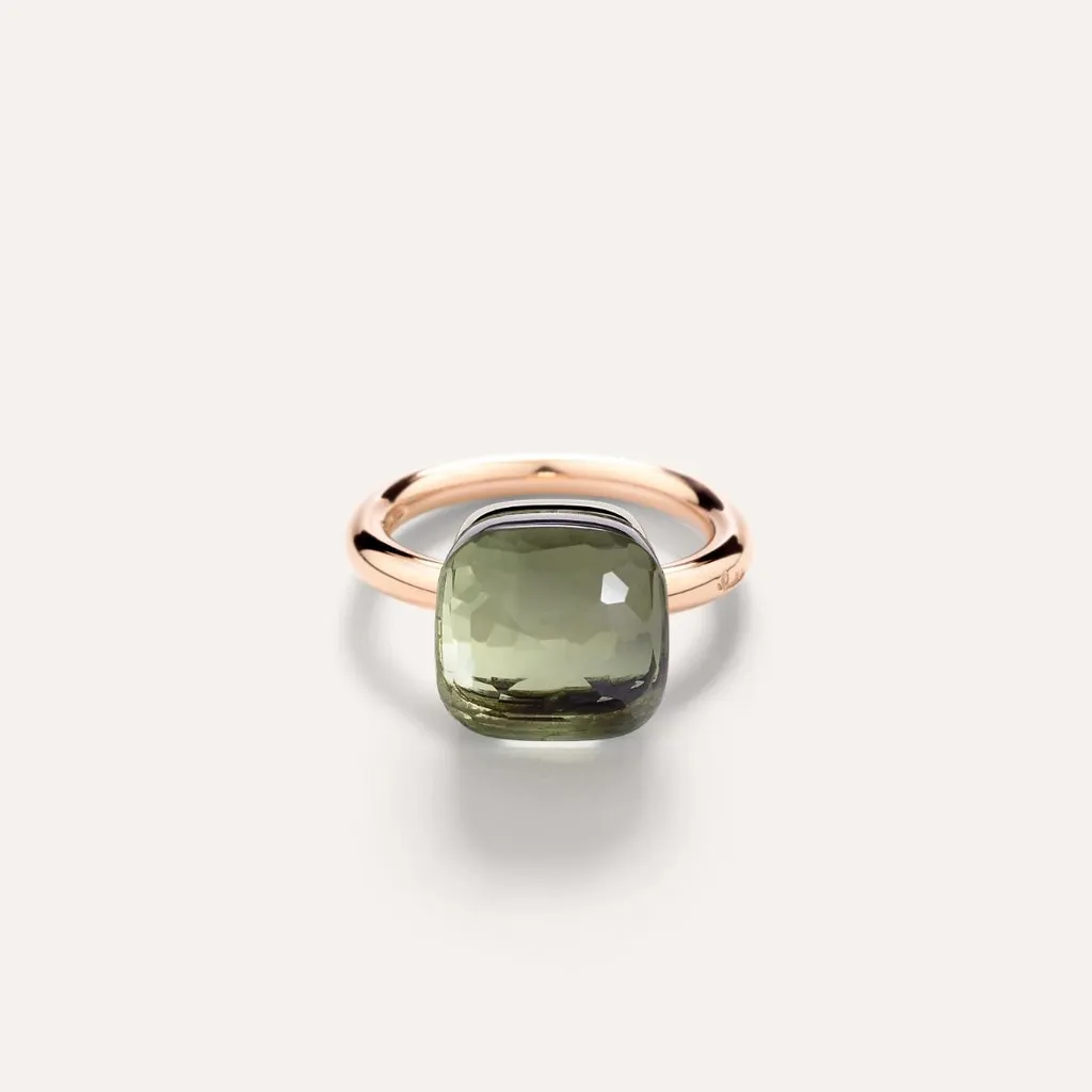 Кольцо NUDO MAXI Prasiolite — 3