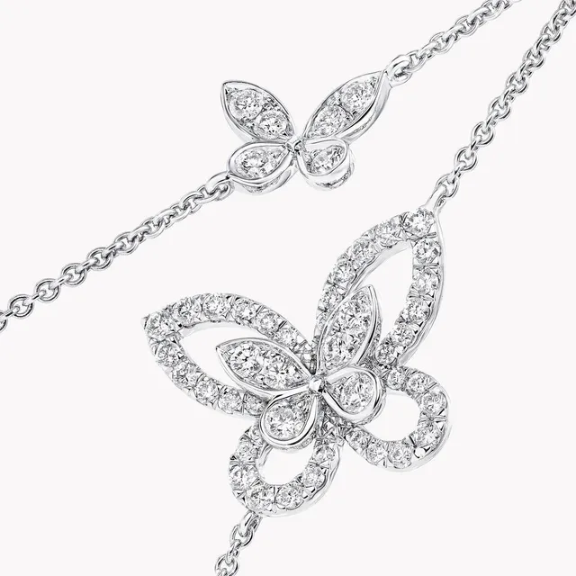 Браслет Butterfly Silhouette Diamond Mini — 3