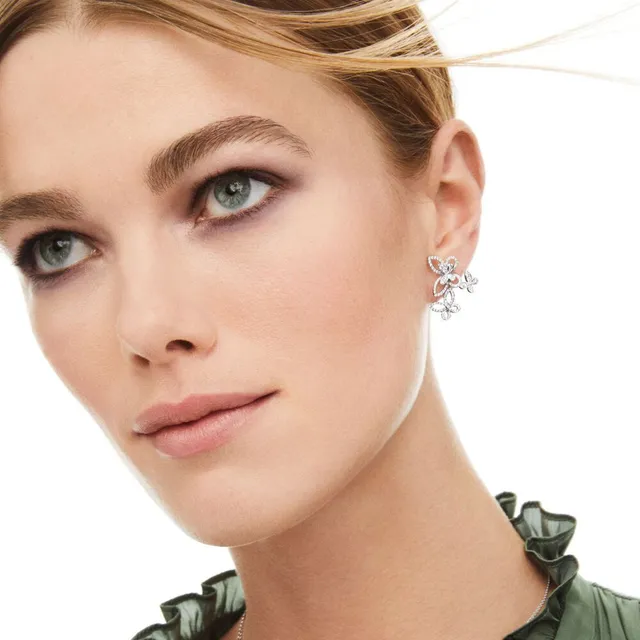 Earrings Triple Butterfly Silhouette — 3