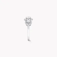 Ring Icon Three Stone Round Diamond — thumbnail 3