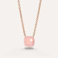 Necklace NUDO Classic ROSE Quartz — thumbnail 3