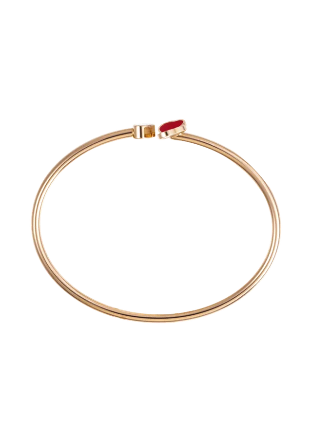 Bracelet HAPPY Hearts Red — 3