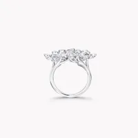Ring Wild Flower Large Diamond Cluster — thumbnail 3