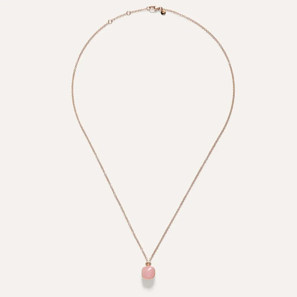 Necklace NUDO Classic ROSE Quartz — 4